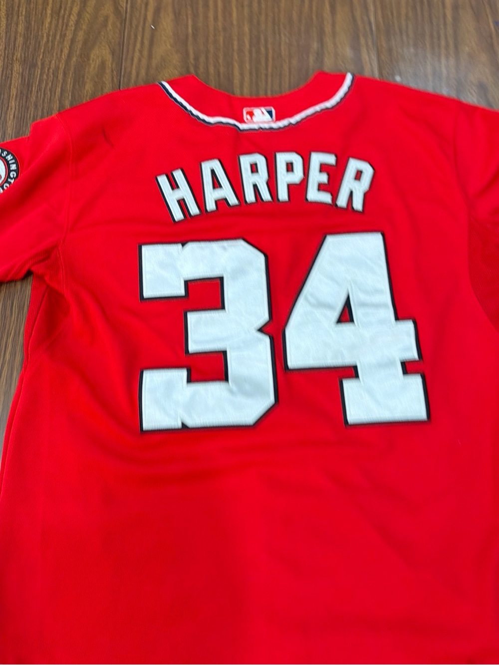 Vtg Bryce Harper Jersey Washington Nationals #34 Stitched Majestic 2015 Sz 48